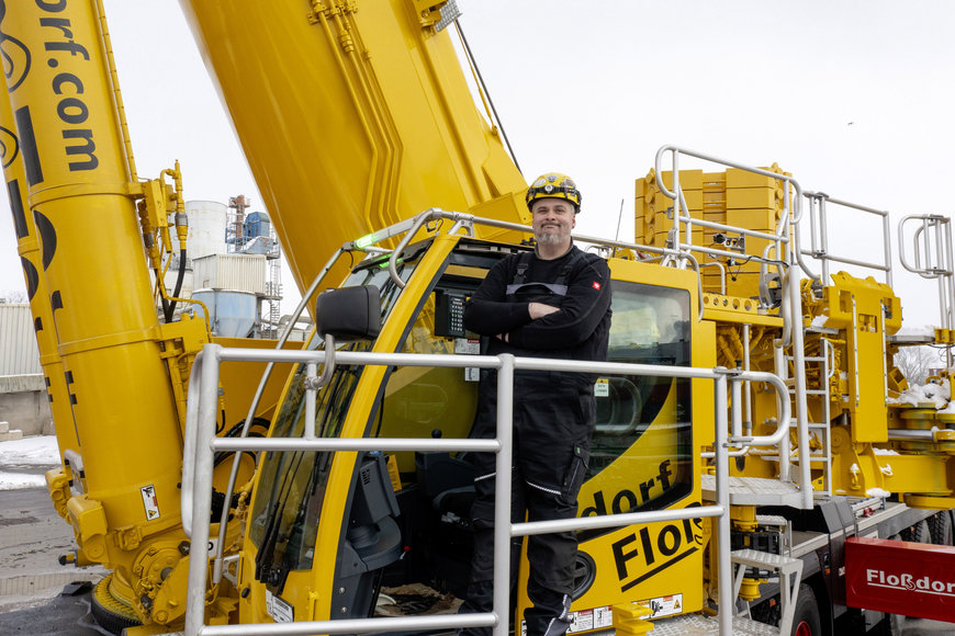 Heavyweight loading begins – two new cranes for Flossdorf